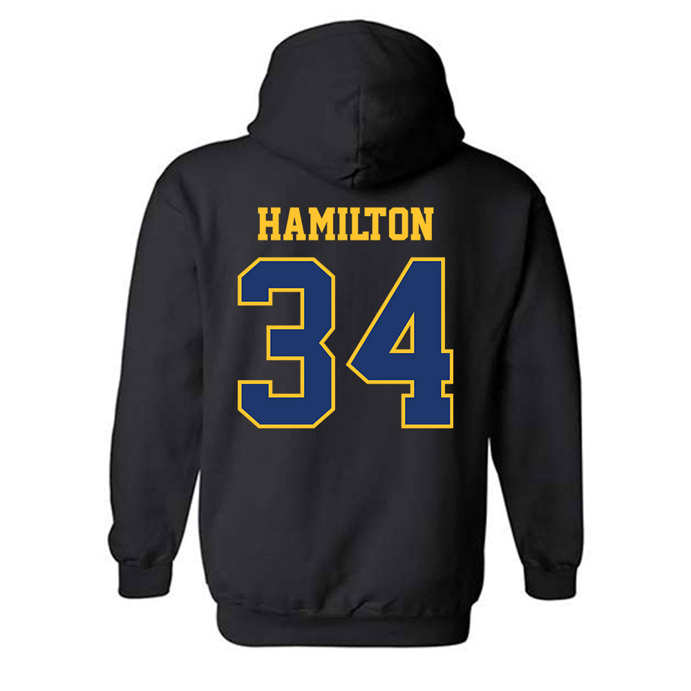 North Carolina A&T - NCAA Football : Willie Hamilton - Classic Shersey Hooded Sweatshirt-1