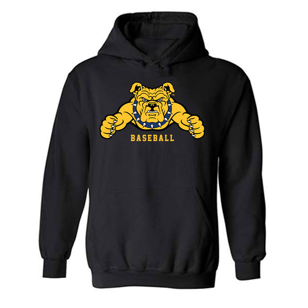North Carolina A&T - NCAA Baseball : Derek Guzman - Classic Shersey Hooded Sweatshirt-0
