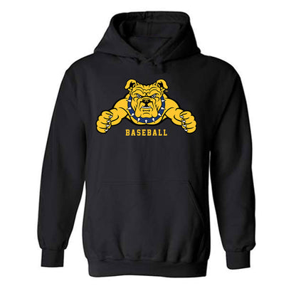 North Carolina A&T - NCAA Baseball : Derek Guzman - Classic Shersey Hooded Sweatshirt-0