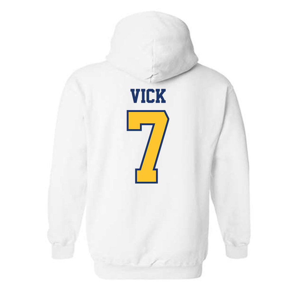 North Carolina A&T - NCAA Men's Basketball : Brooklyn Vick - Hooded Sweatshirt-1