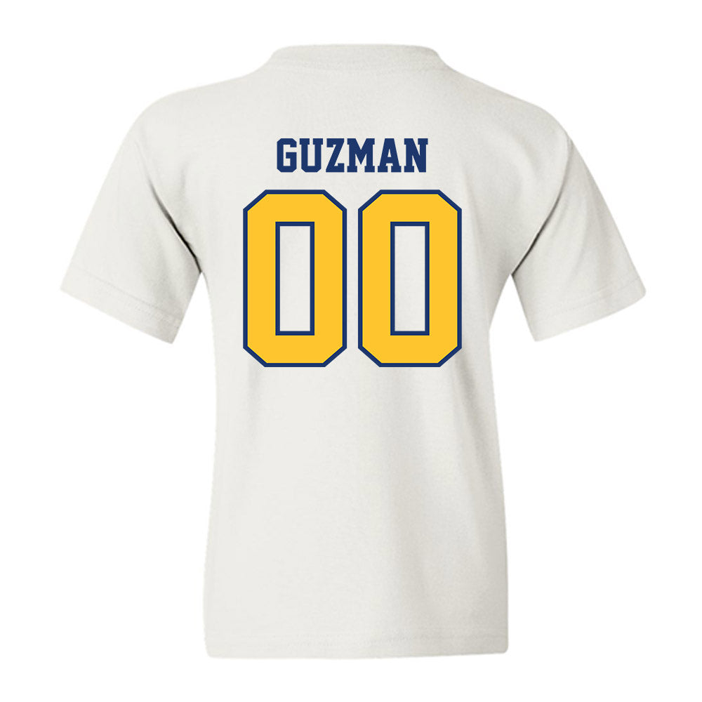 North Carolina A&T - NCAA Baseball : Derek Guzman - Youth T-Shirt-1