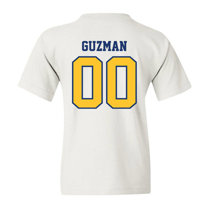 North Carolina A&T - NCAA Baseball : Derek Guzman - Youth T-Shirt-1