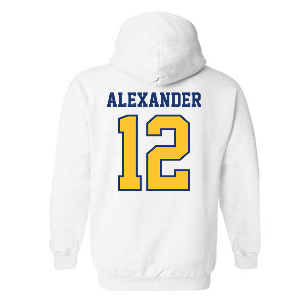 North Carolina A&T - NCAA Women's Basketball : Drew Alexander - Hooded Sweatshirt-1