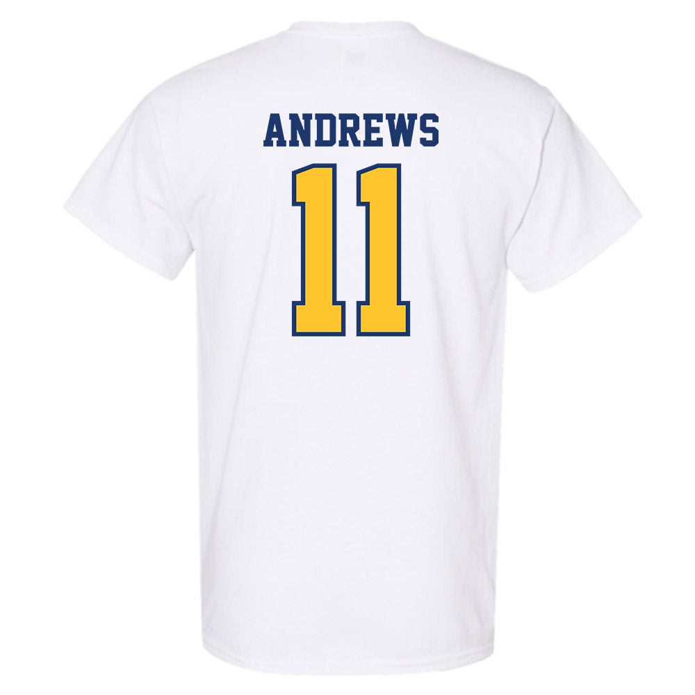 North Carolina A&T - NCAA Women's Basketball : Eva Andrews - T-Shirt-1