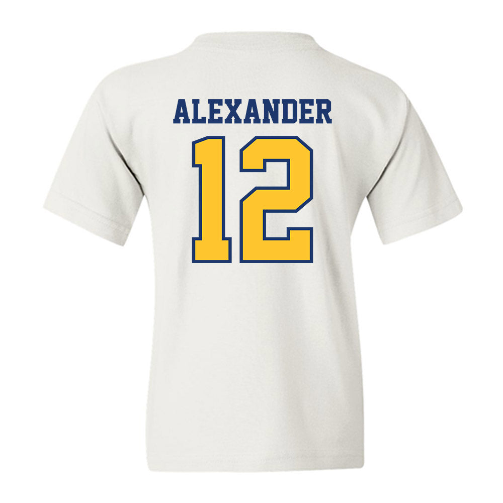 North Carolina A&T - NCAA Women's Basketball : Drew Alexander - Youth T-Shirt-1