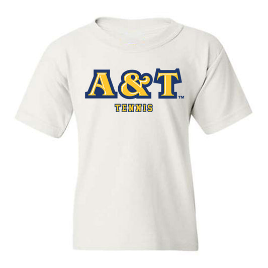 North Carolina A&T - NCAA Men's Tennis : Lucas Coupu-Moison - Youth T-Shirt-0
