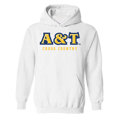 North Carolina A&T - NCAA Men's Cross Country : Demonte Peterson - Hooded Sweatshirt-0