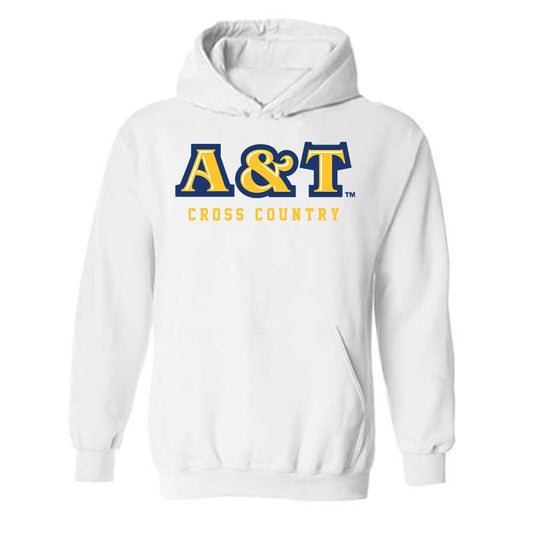 North Carolina A&T - NCAA Men's Cross Country : Demonte Peterson - Hooded Sweatshirt-0