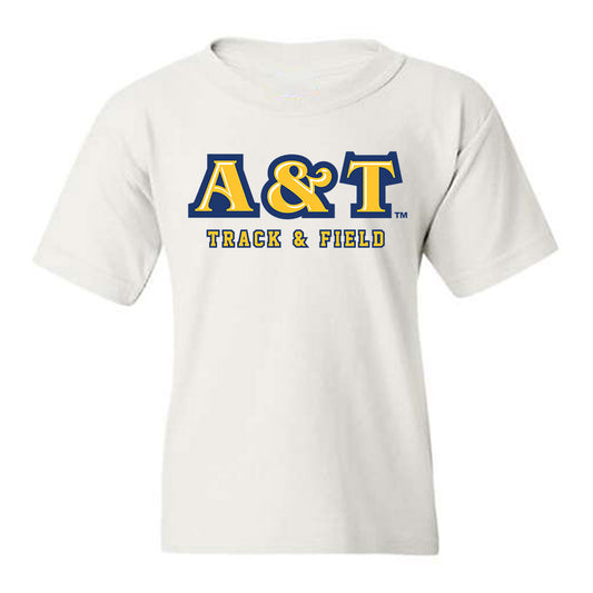 North Carolina A&T - NCAA Men's Track & Field : Abishek Pradhan - Youth T-Shirt-0