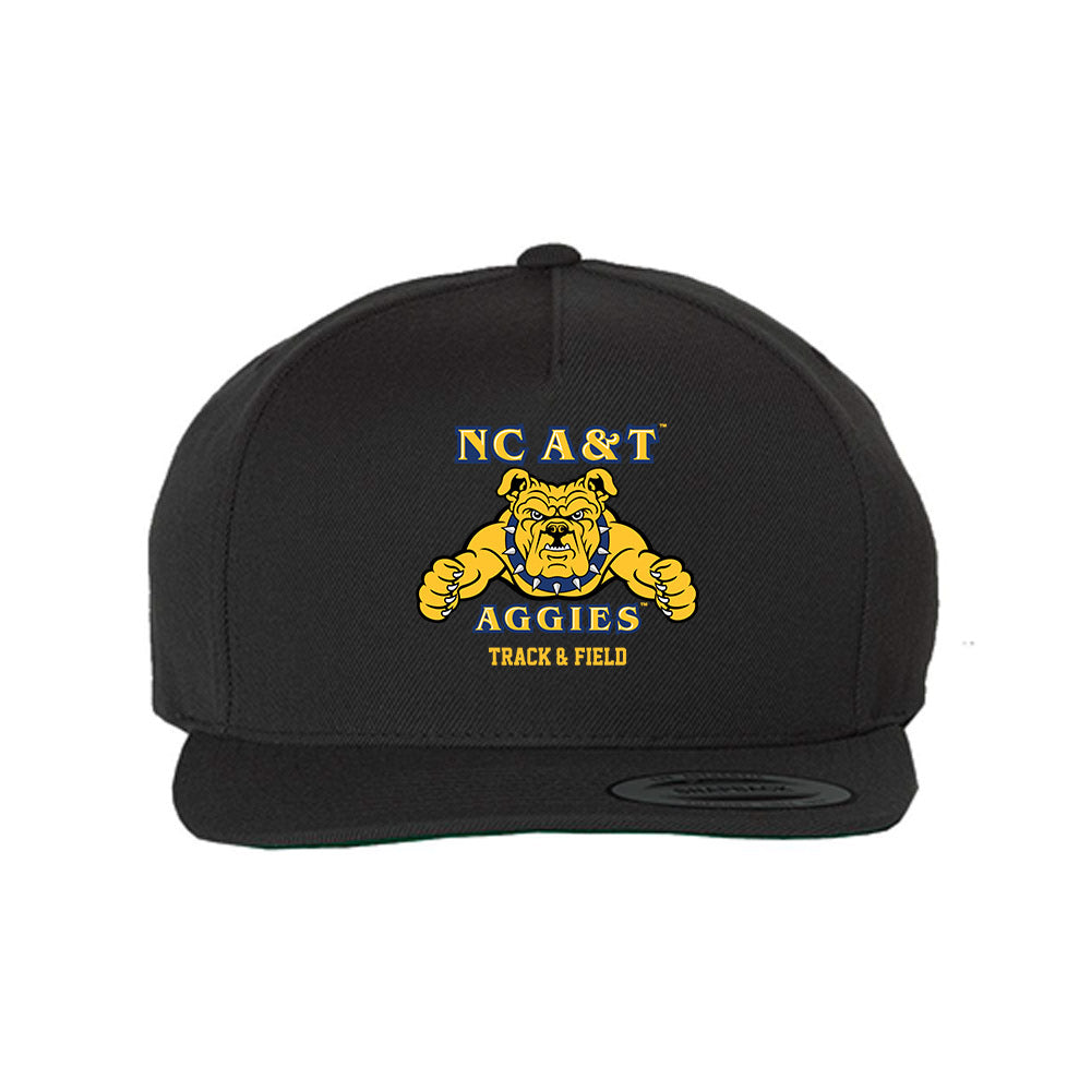 North Carolina A&T - NCAA Men's Track & Field : Vance Harris - Snapback Hat-0