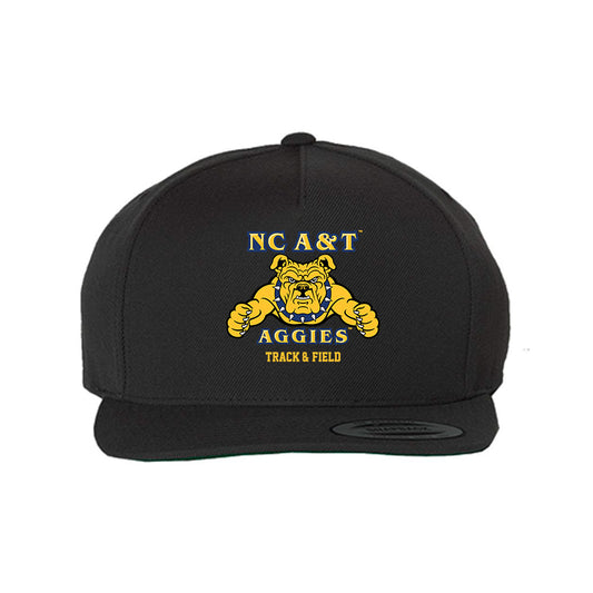 North Carolina A&T - NCAA Men's Track & Field : Abishek Pradhan - Snapback Hat-0