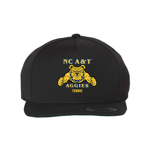 North Carolina A&T - NCAA Men's Tennis : Kaua Santos - Snapback Hat-0