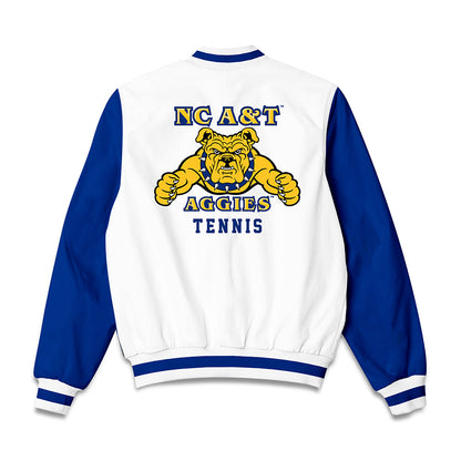North Carolina A&T - NCAA Men's Tennis : Mathieu Dussaubat - Bomber Jacket-1