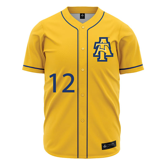 North Carolina A&T - NCAA Baseball : Bruce Wyche - Jersey-0