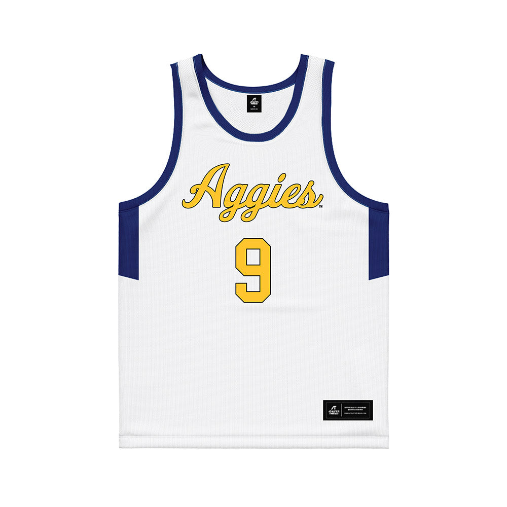 North Carolina A&T - NCAA Men's Basketball : Yancarlos Cueto - Basketball Jersey-0