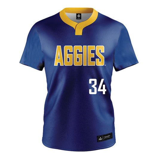 North Carolina A&T - NCAA Softball : Destiny Sims - Jersey-0