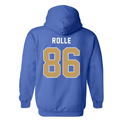 Husson - NCAA Football : Dom Rolle - Classic Shersey Hooded Sweatshirt-1