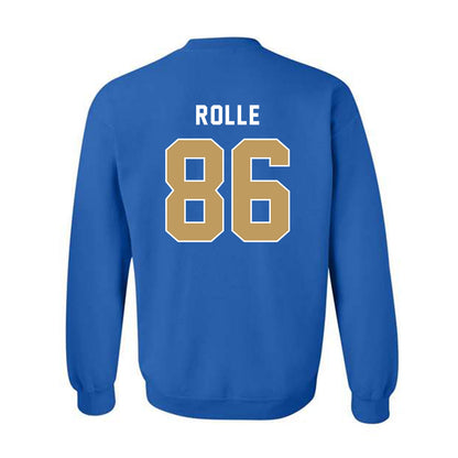 Husson - NCAA Football : Dom Rolle - Classic Shersey Crewneck Sweatshirt-1
