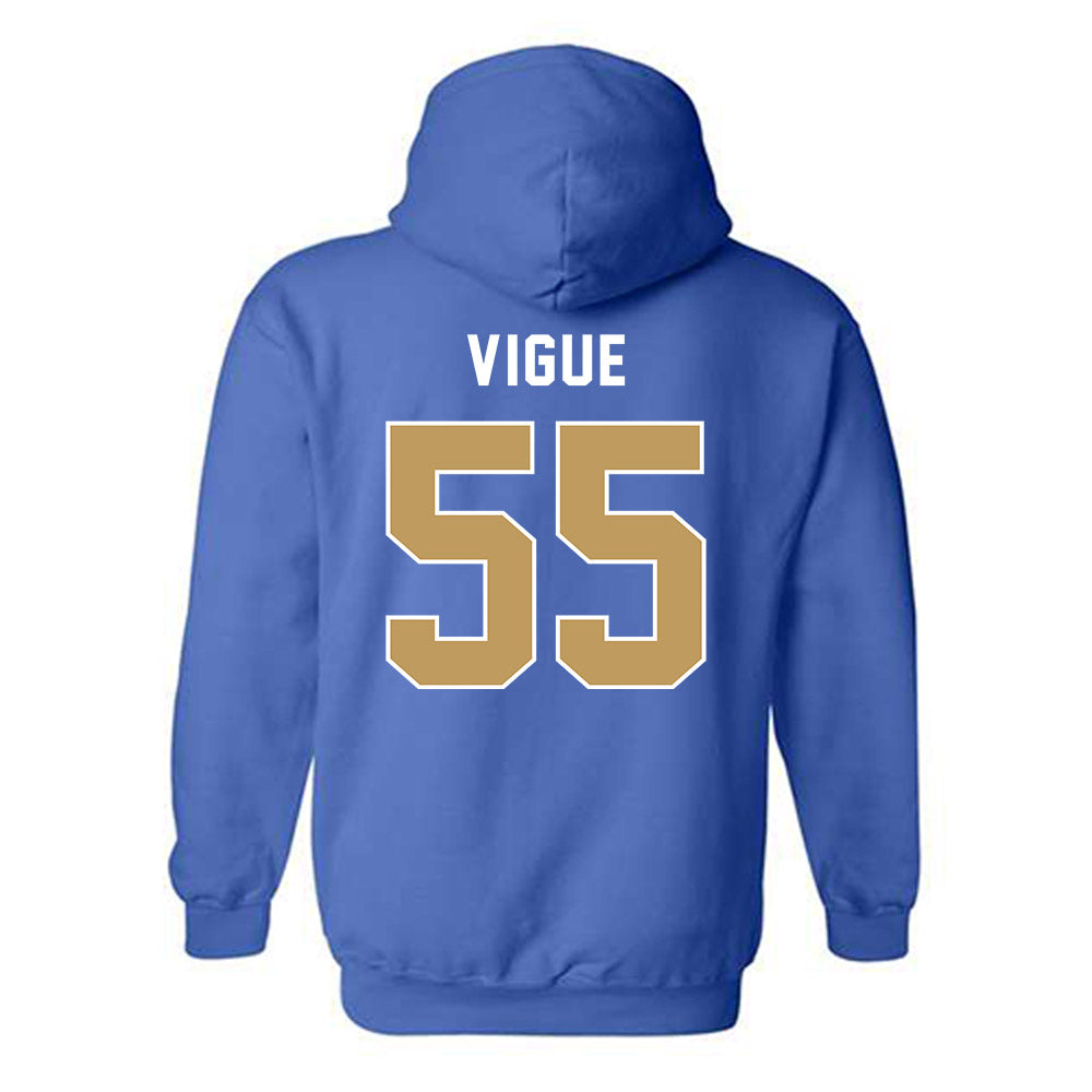 Husson - NCAA Football : brody vigue - Classic Shersey Hooded Sweatshirt-1