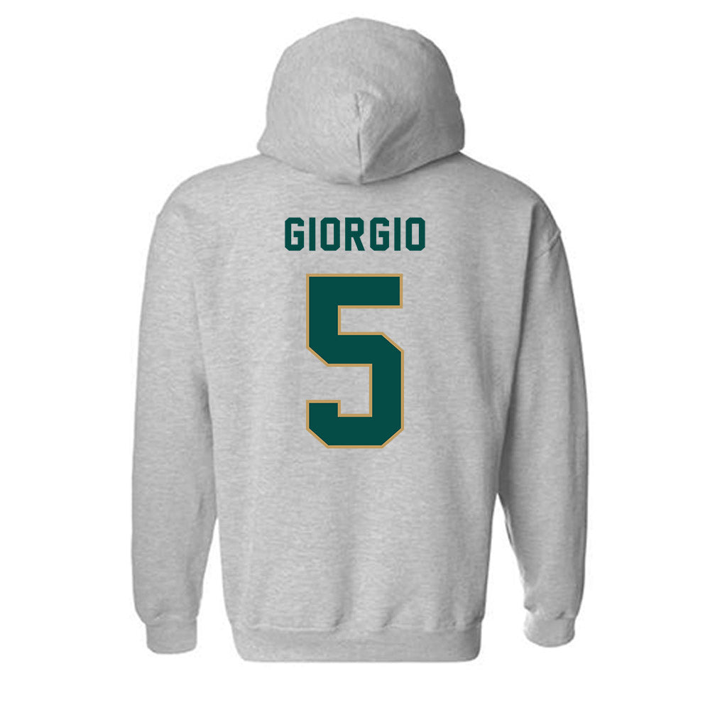 Husson - NCAA Men's Lacrosse : Owen Giorgio - Classic Shersey Hooded Sweatshirt-1