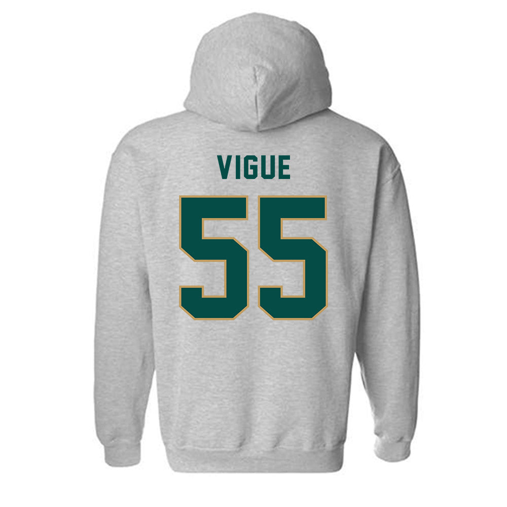 Husson - NCAA Football : brody vigue - Classic Shersey Hooded Sweatshirt-1