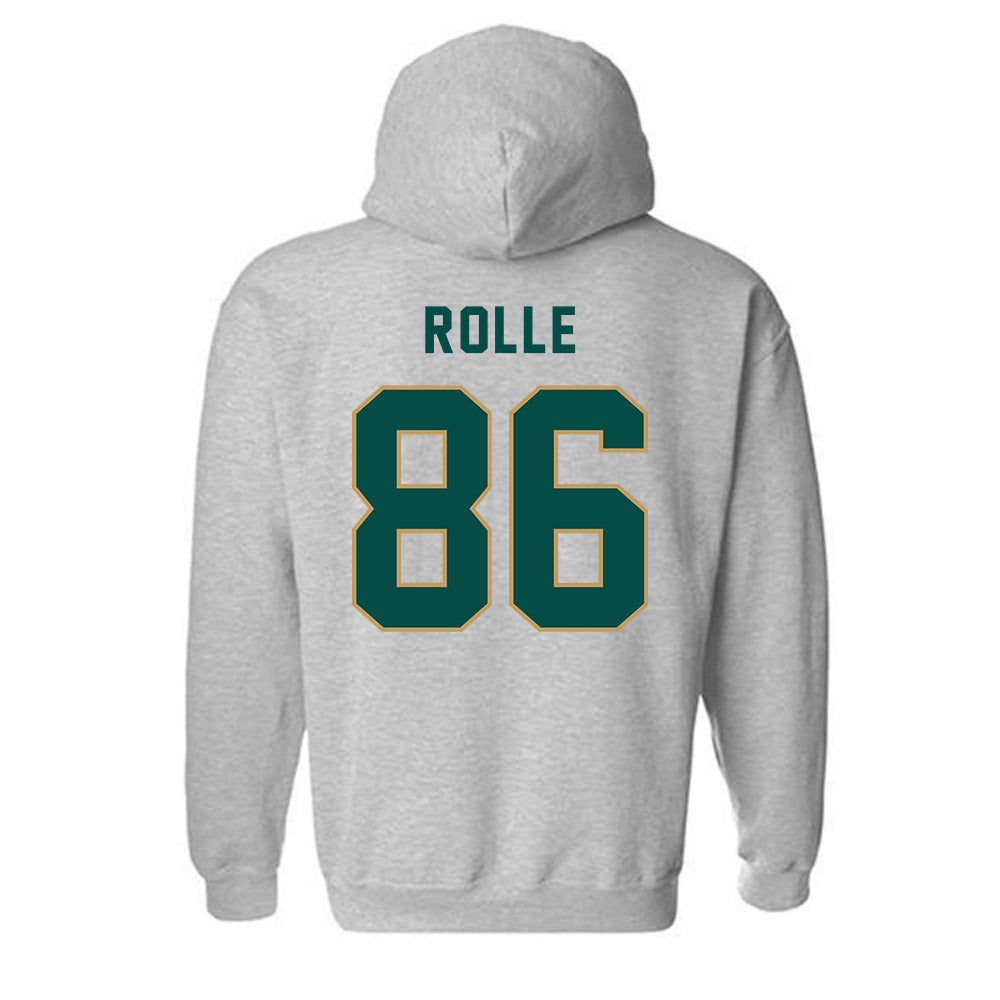 Husson - NCAA Football : Dom Rolle - Classic Shersey Hooded Sweatshirt-1