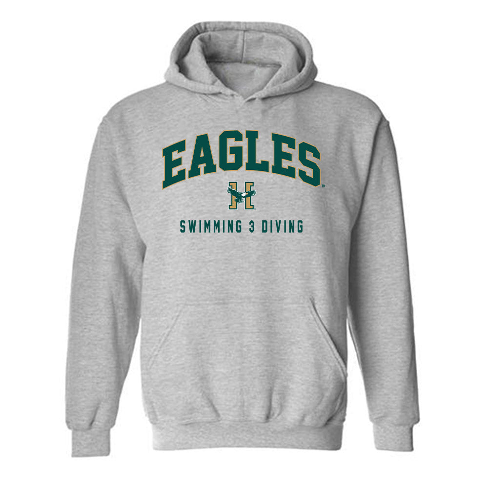 Husson - NCAA Women's Swimming & Diving : Logan Williams - Classic Shersey Hooded Sweatshirt-0