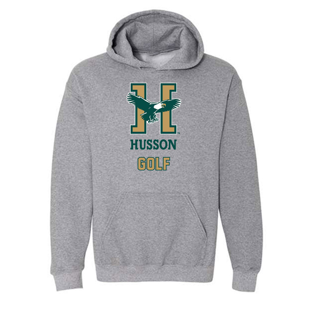Husson - NCAA Men's Golf : Logan Timberlake - Classic Shersey Hooded Sweatshirt-0