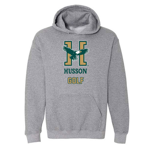 Husson - NCAA Men's Golf : Logan Timberlake - Classic Shersey Hooded Sweatshirt-0