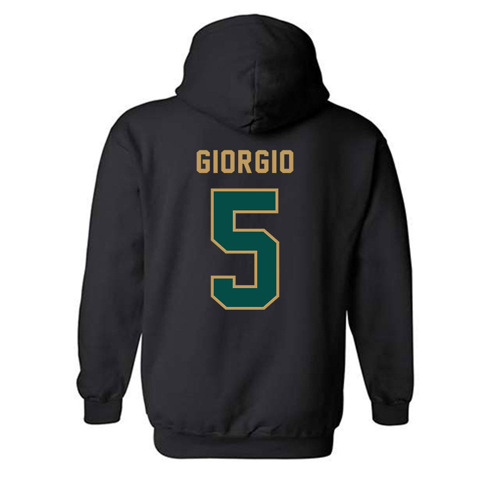 Husson - NCAA Men's Lacrosse : Owen Giorgio - Classic Shersey Hooded Sweatshirt-1