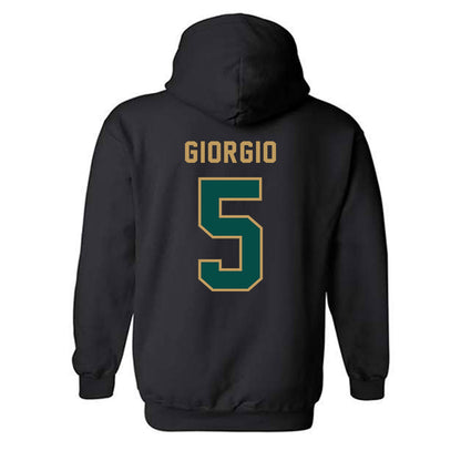 Husson - NCAA Men's Lacrosse : Owen Giorgio - Classic Shersey Hooded Sweatshirt-1