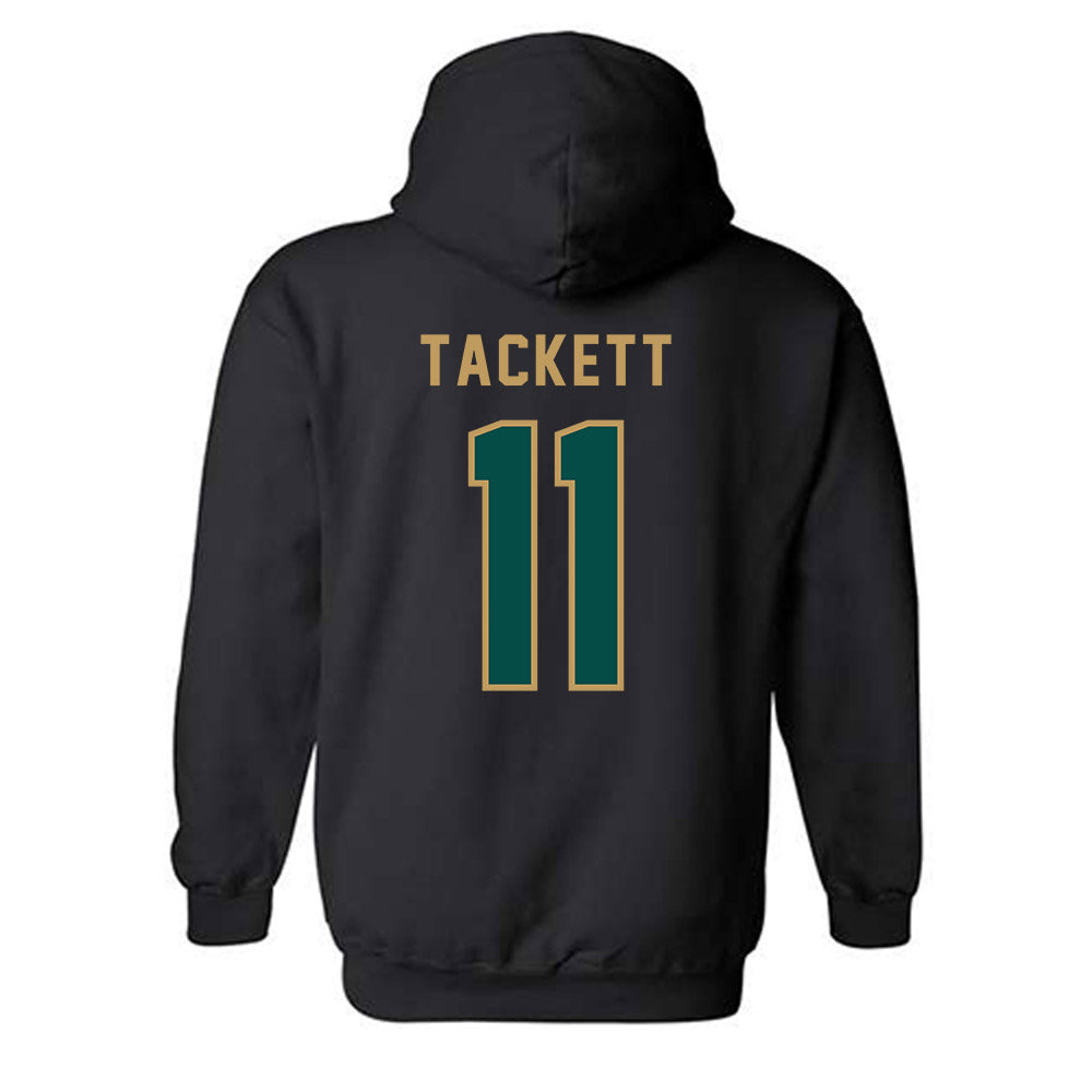 Husson - NCAA Men's Basketball : Bryce Tackett - Hooded Sweatshirt-1