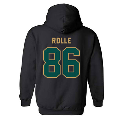 Husson - NCAA Football : Dom Rolle - Classic Shersey Hooded Sweatshirt-1