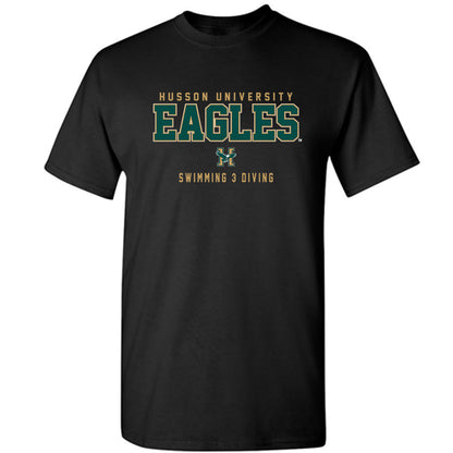 Husson - NCAA Women's Swimming & Diving : Logan Williams - T-Shirt-0