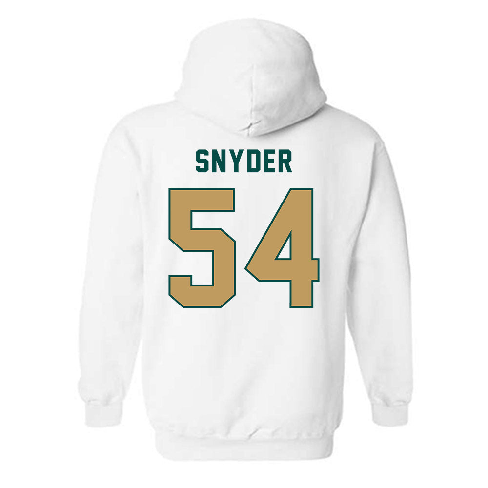 Husson - NCAA Football : Noah Snyder - Classic Shersey Hooded Sweatshirt-1