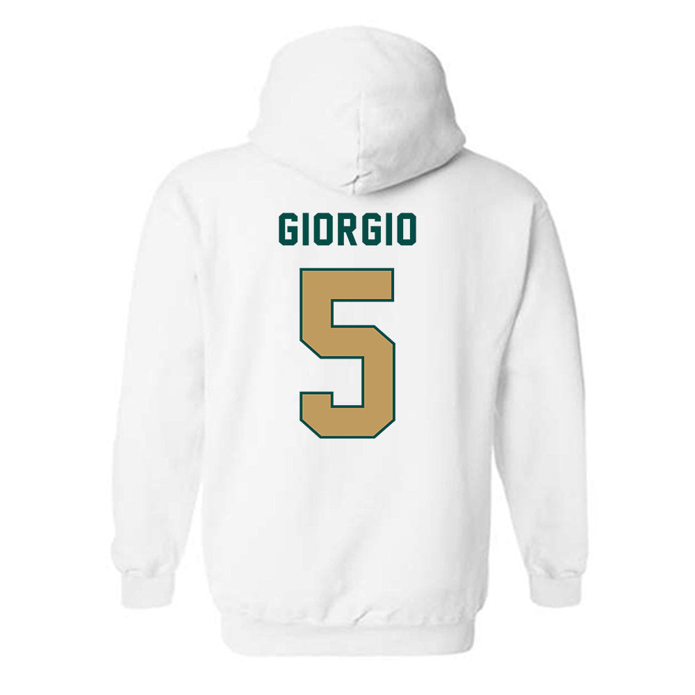 Husson - NCAA Men's Lacrosse : Owen Giorgio - Classic Shersey Hooded Sweatshirt-1