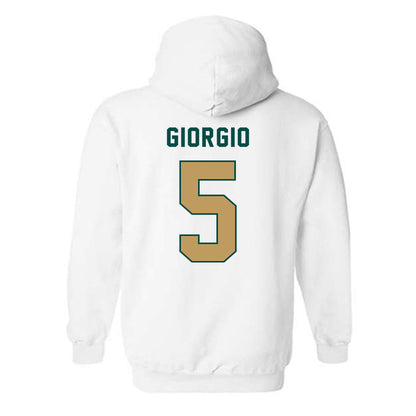 Husson - NCAA Men's Lacrosse : Owen Giorgio - Classic Shersey Hooded Sweatshirt-1