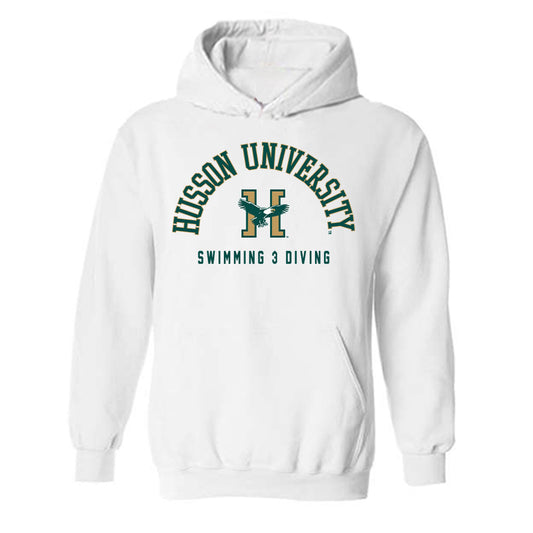 Husson - NCAA Women's Swimming & Diving : Gabrielle Hoffmann - Hooded Sweatshirt-0