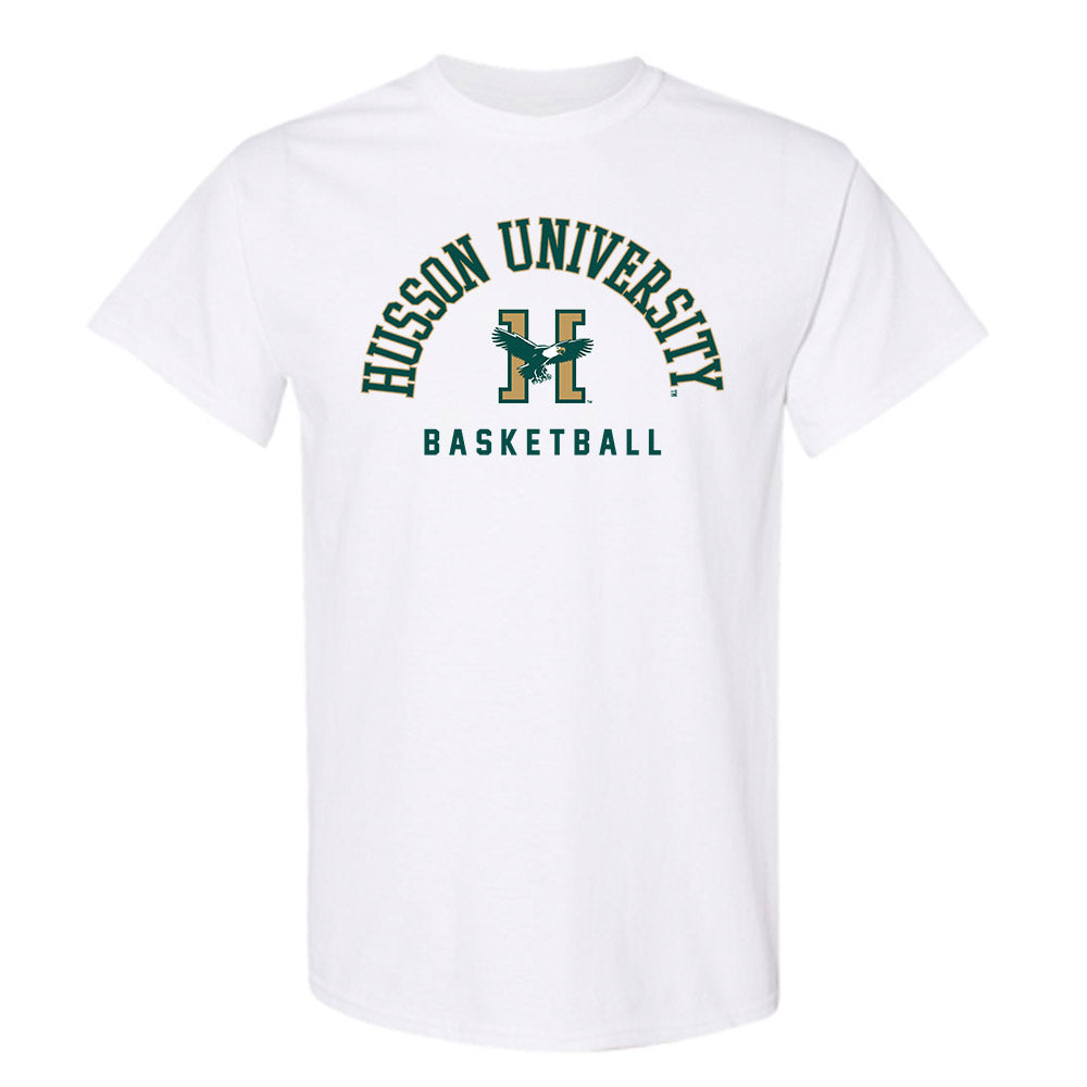 Husson - NCAA Men's Basketball : Jeremiah Grissom - T-Shirt-0