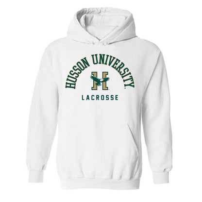 Husson - NCAA Men's Lacrosse : Ryan Peabody - Classic Shersey Hooded Sweatshirt-0