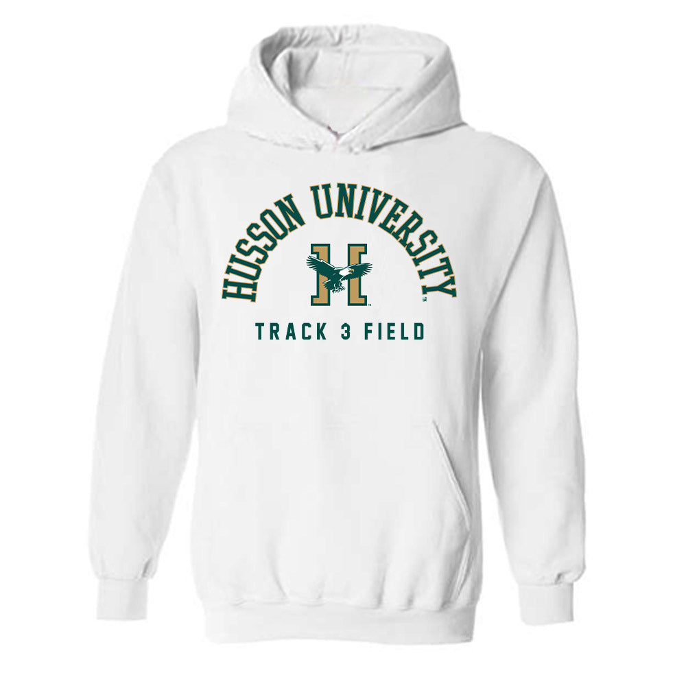 Husson - NCAA Men's Track & Field : Cohen Parker - Hooded Sweatshirt-0