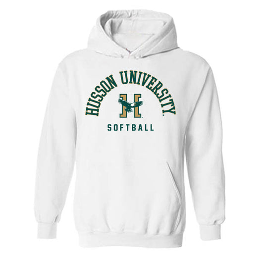 Husson - NCAA Softball : Allison Casavant - Hooded Sweatshirt-0