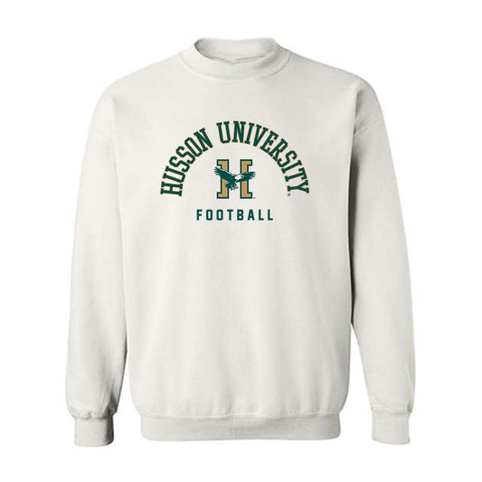 Husson - NCAA Football : Dom Rolle - Classic Shersey Crewneck Sweatshirt-0