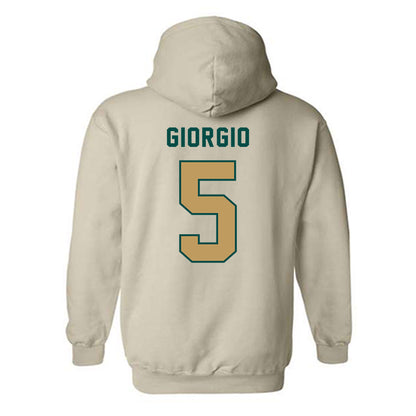 Husson - NCAA Men's Lacrosse : Owen Giorgio - Classic Shersey Hooded Sweatshirt-1