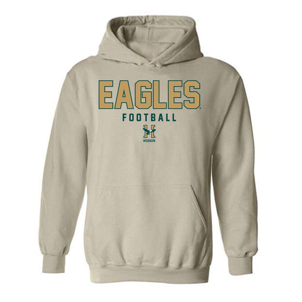 Husson - NCAA Football : brody vigue - Hooded Sweatshirt-0