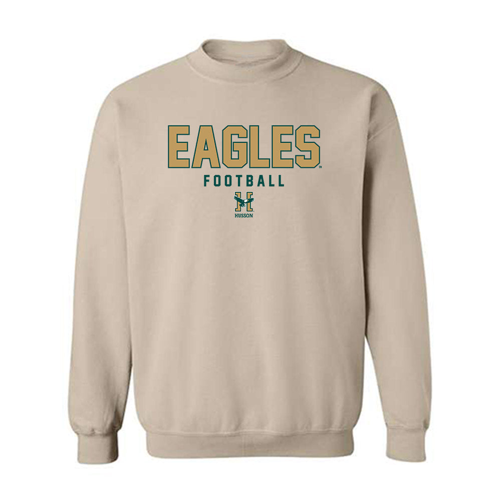 Husson - NCAA Football : Noah Snyder - Classic Shersey Crewneck Sweatshirt-0