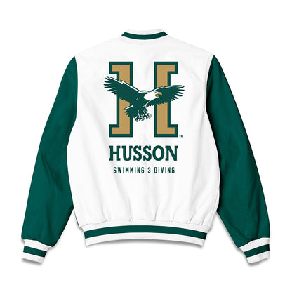 Husson - NCAA Women's Swimming & Diving : Logan Williams - Bomber Jacket-1