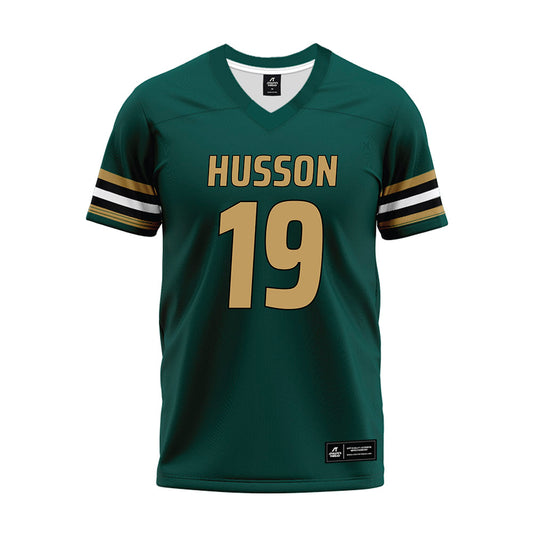 Husson - NCAA Women's Lacrosse : Riley Maynard - Premium Football Jersey-0