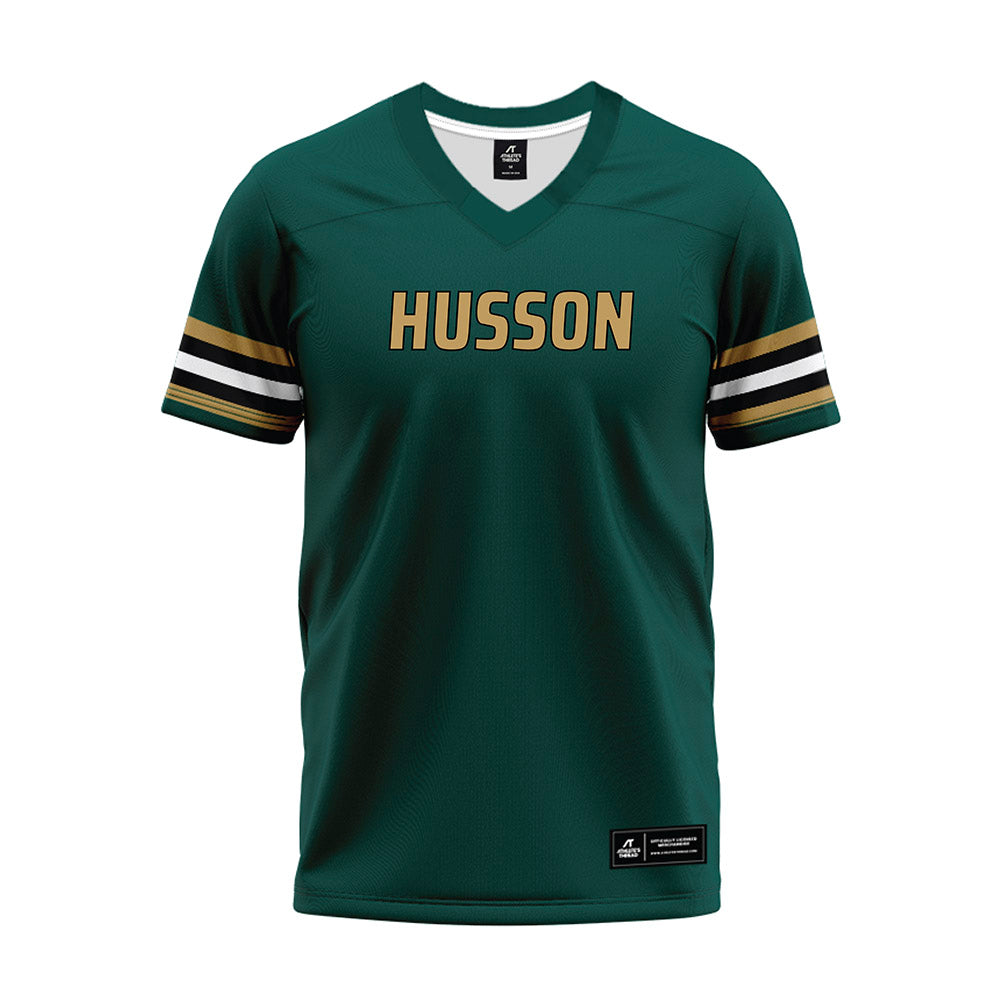 Husson - NCAA Women's Swimming & Diving : Gabrielle Hoffmann - Premium Football Jersey-0