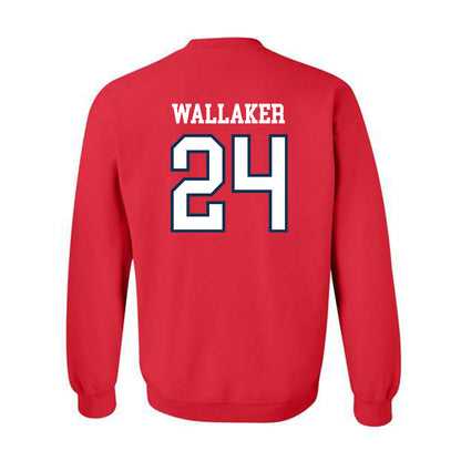 Saginaw Valley - NCAA Men's Basketball : cade wallaker - Crewneck Sweatshirt-1